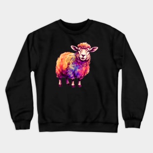 Psychedelic Sheep Crewneck Sweatshirt